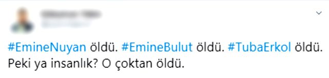 Sosyal medyadan haklı isyan: Emine Nuyan'ın sokak ortasında vahşice öldürülmesi gündem olmadı