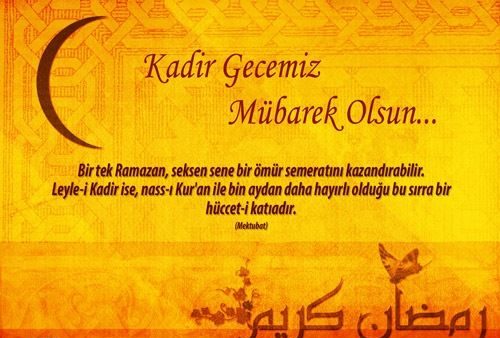 Resimli Kadir Gecesi kandil mesajları 2019 | Kandil mesajı görselleri