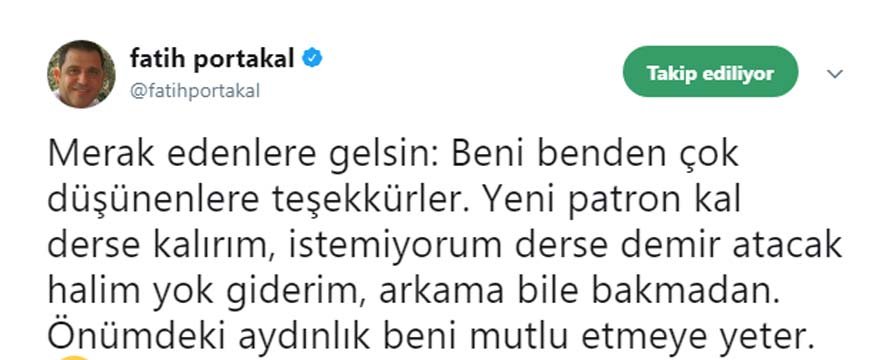 Fatih Portakal Fox Tv'den Ayrılıyor mu 