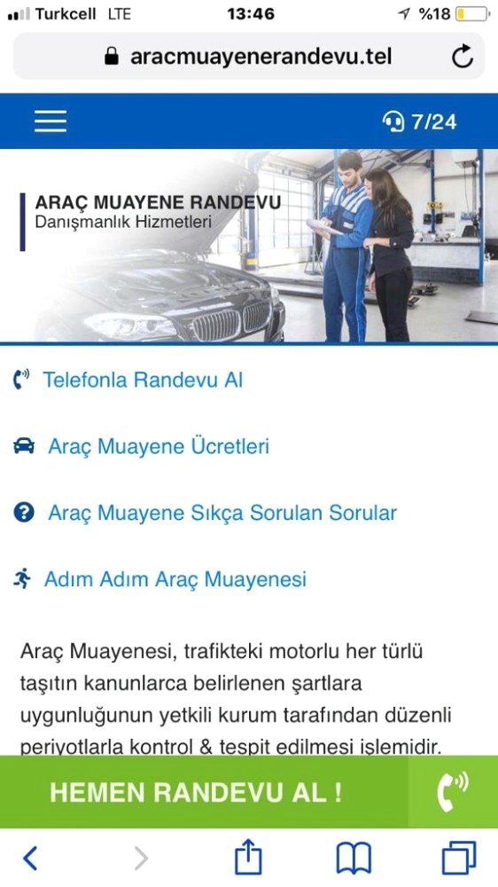 Araç muayene randevusu alırken dikkat! Dolandırılabilirsiniz!