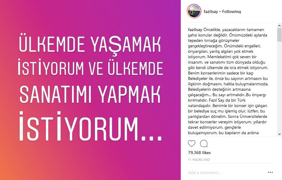 Fazıl Say'ın konseri neden iptal edildi? Fazıl Say'dan bomba açıklama!