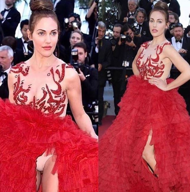 Meryem Uzerli'nin skandal pozu