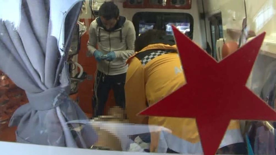 servis şöforüne silahlı saldırı