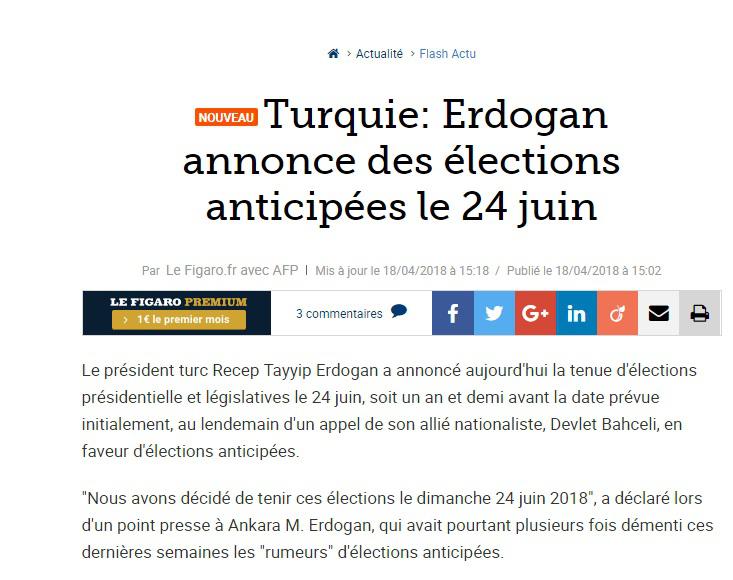 Erken Seçim Kararı Yabancı Basında Nasıl Yer Aldı?