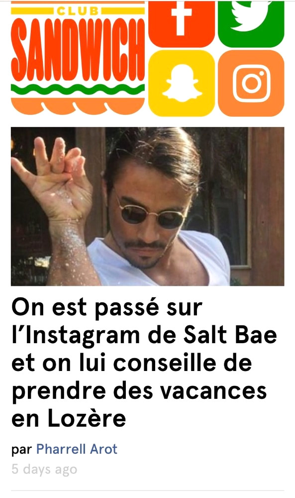 Fransa'dan Nusret'e çağrı: " Etleri tokatlamayı bırak, 1 hafta vejeteryan hayatı geçir"