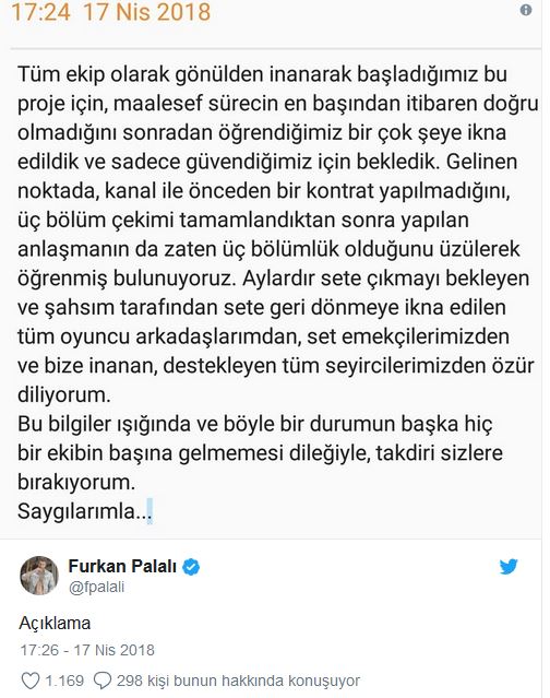 Bir Mucize Olsun Dizisi Neden Final Yapıyor | Başrol Oyuncusu Furkan Palalı Açıkladı