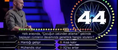 İki üniversite bitiren yarışmacı 3.soruda tıkandı