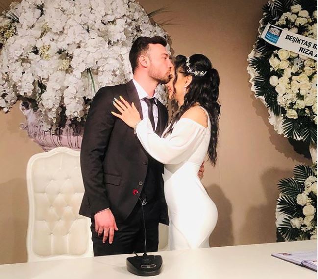 İzdivaç programının olay gelini Naz Mila evlendi