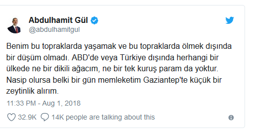 Adalet Bakanı Gül'den ABD'ye ilk tepki geldi