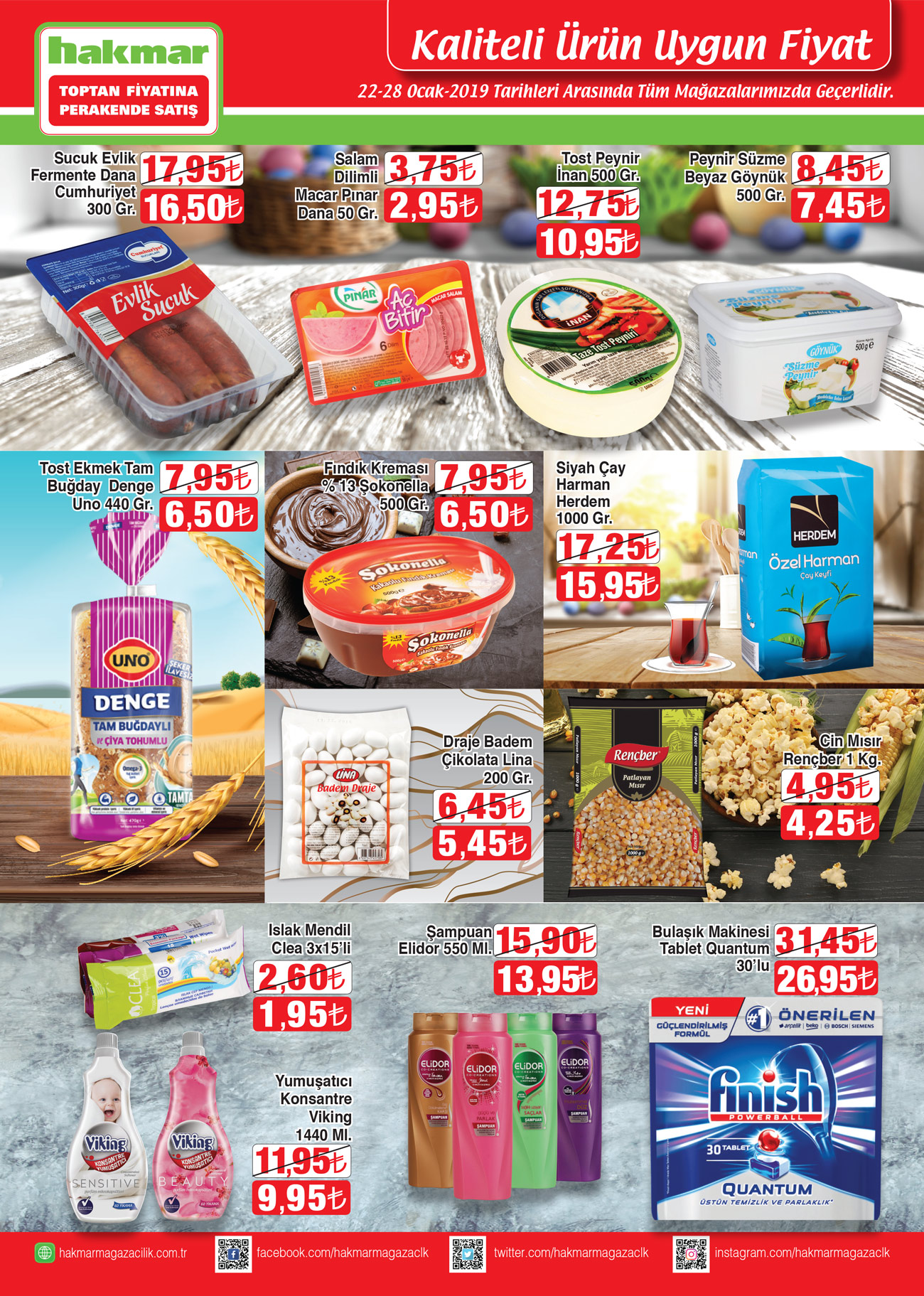 Hakmar 24 Ocak Perşembe indirim broşürü| Hakmar'a bu hafta neler gelecek?