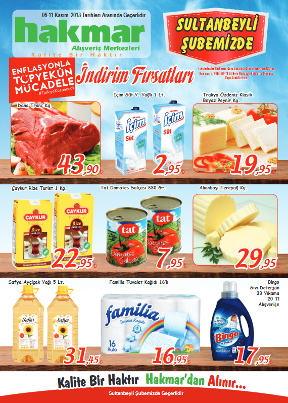 Hakmar 6-11 Kasım aktüel ürünler listesi - Hakmar'da bu hafta neler var?