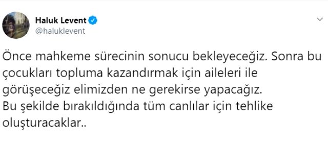 Haluk Levent köpeğin ağzına kediyi atan çocuklara sahip çıkacak