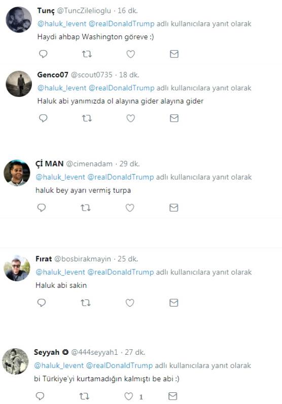 Haluk Levent'ten Donald Trump'a: Faşist yönetiminiz ülkemi tehdit ediyor
