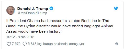 Rejime ABD'den Saldırı Sinyali "Hayvan Esad"