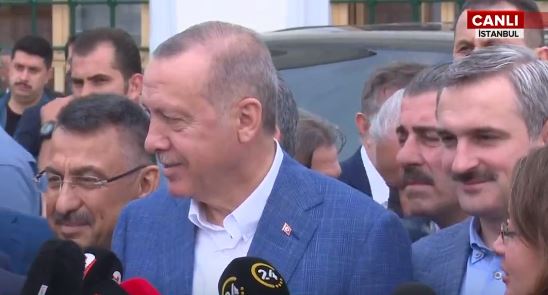 Erdoğan Bayram namazı çıkışı çok net konuştu