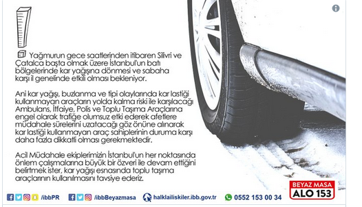 İstanbul için AKOM ve Beyaz Masa'dan peş peşe uyarı!