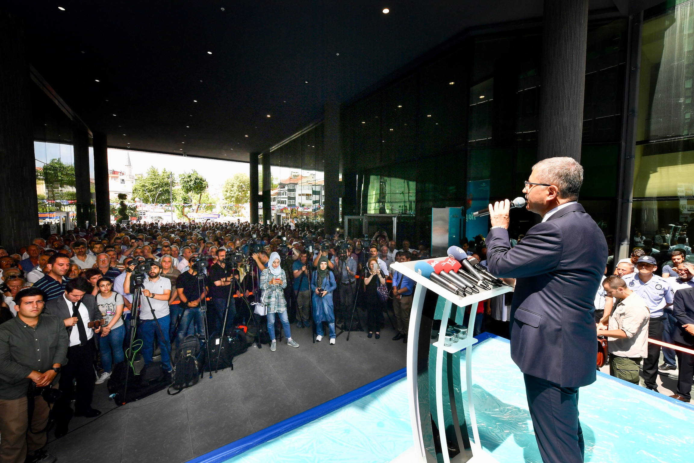 Üsküdar Belediyesi Mehmet Özhaseki'yi ağırladı