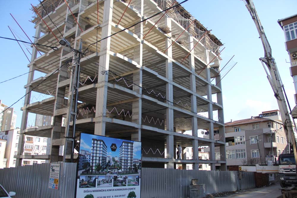 Korkmazkaya Çeşme projesi hızla yükselmeye devam ediyor!
