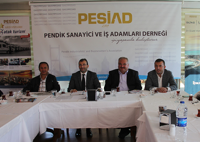 Ahmet Cin'e PESİAD Toplantısında adaylık sorusu