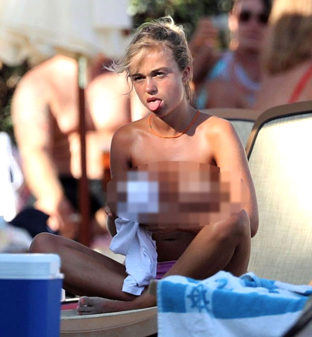 Lady Amelia kimdir? İngiliz Kraliyet üyesi üstsüz güneşlendi