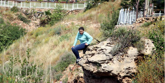 Kadının intihar anı böyle görüntülendi