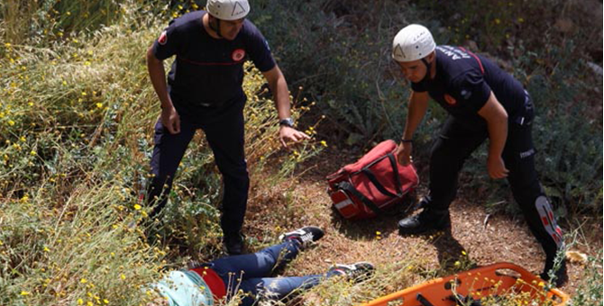 Kadının intihar anı böyle görüntülendi