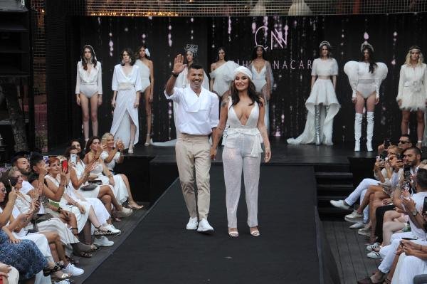 İrem Derici mankenlik yaptı