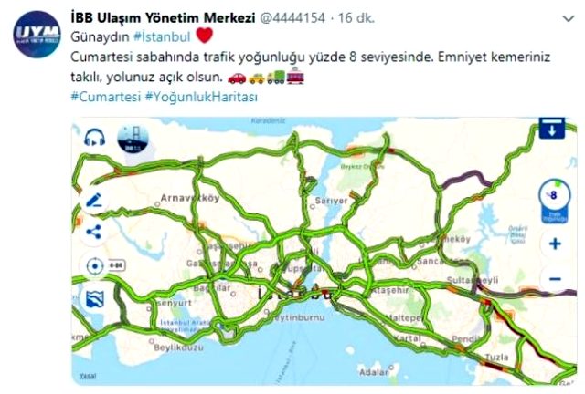 İstanbul boşaldı! Trafik yoğunluğu yüzde 8'e düştü