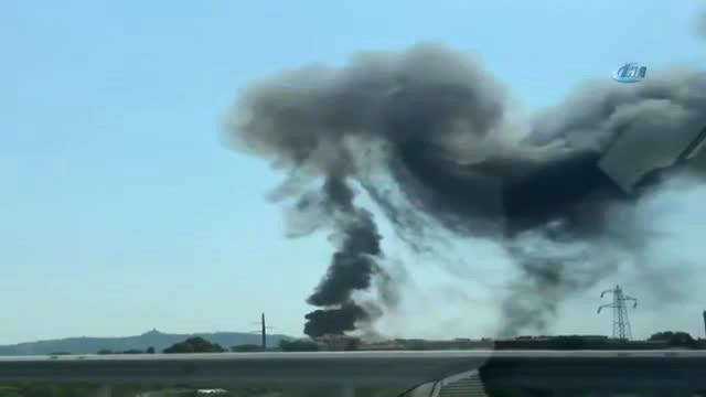 İtalya'nın Bolongo kentinde havaalanında patlama meydana geldi!