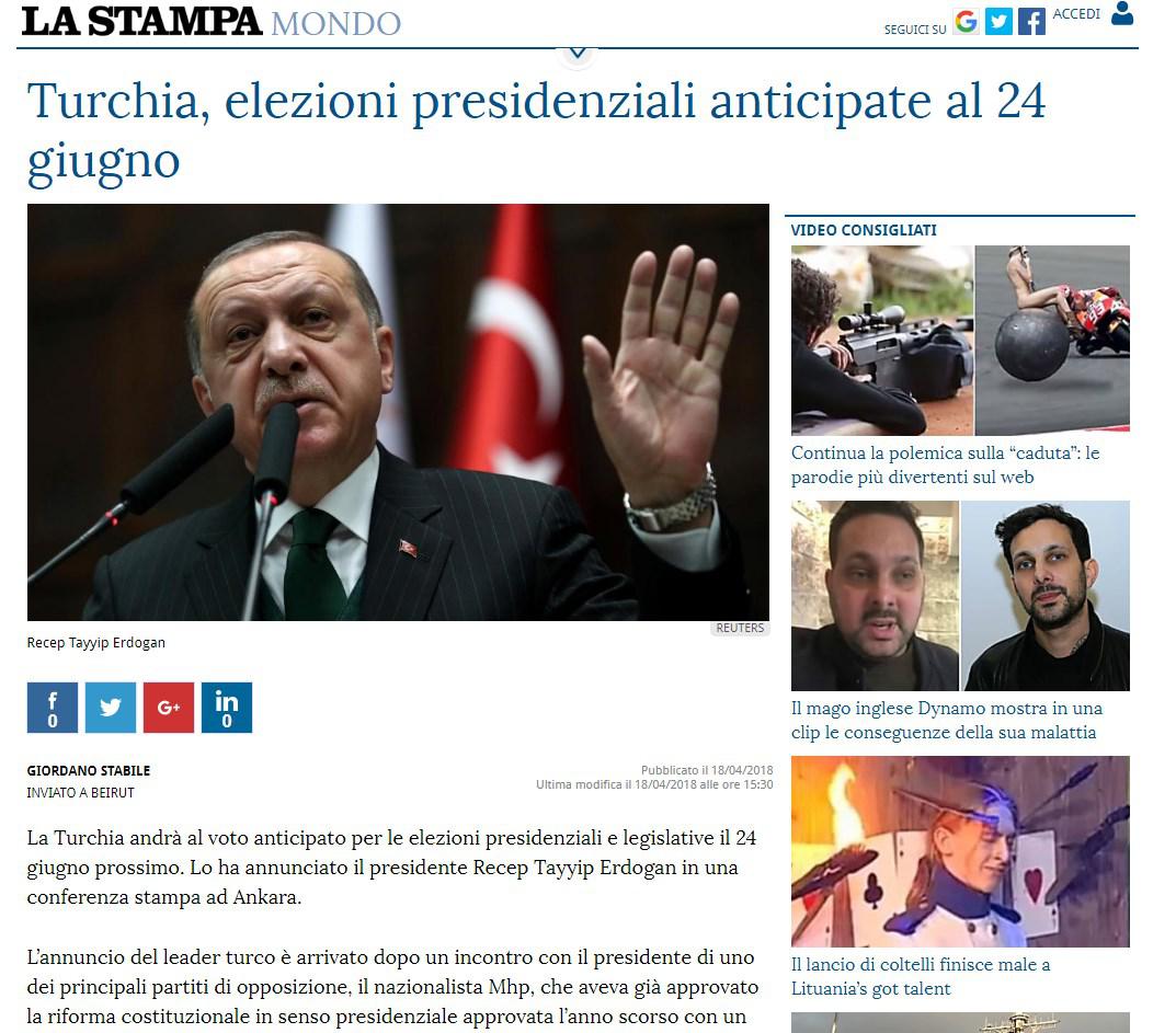 Erken Seçim Kararı Yabancı Basında Nasıl Yer Aldı?