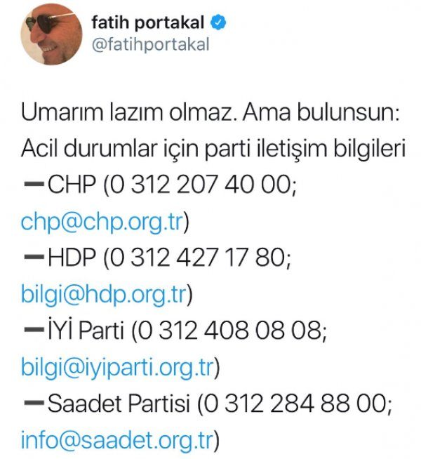 Fatih Portakal AK Parti ve MHP oyları çalıyor yalanı!