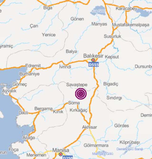 Manisa Soma'da korkutan deprem!
