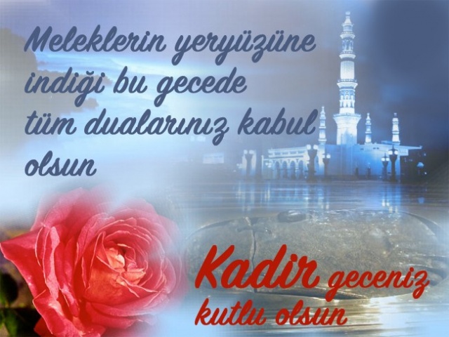 Resimli Kadir Gecesi kandil mesajları 2019 | Kandil mesajı görselleri