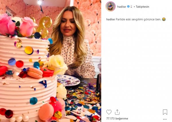 Hadise'den doğum gününde esprili paylaşımlar