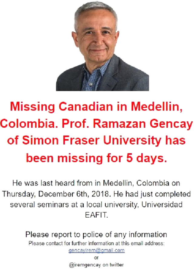 Ramazan Gencay kimdir? Kayıp Türk profesör Ramazan Gencay bulundu mu?