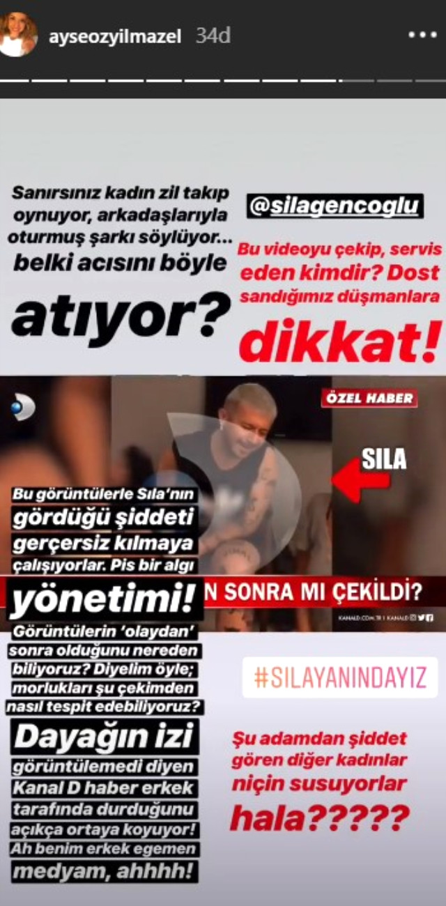 Ayşe Özyılmazel'den müzisyen Sıla'ya destek: Sanırsın zil takıp oynuyor!