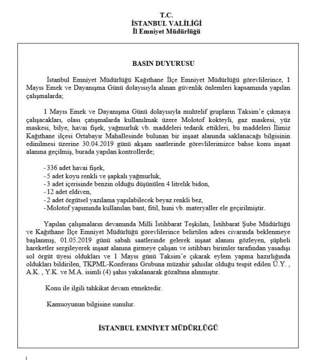 Taksim'i kana bulayacaklardı! TKPML örgütü yakalandı