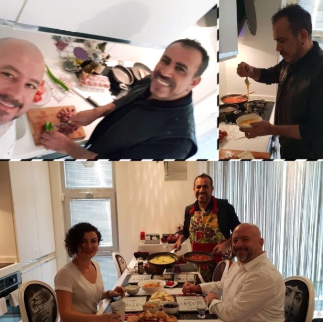 Haluk Levent küçük kıza kulaklık alan aileye kahvaltı hazırladı 
