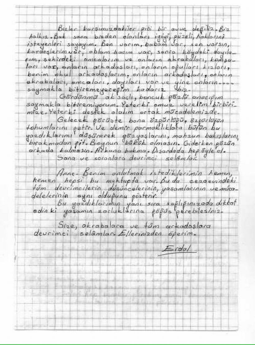 Erdal Eren doğum tarihi- Erdal Eren kimdir, neden idam edildi? Erdal Eren'in mektubu