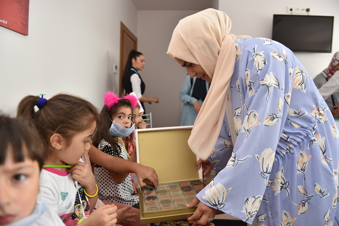 Tuzla'da minikler hayallerindeki mesleği inceleme fırsatı buldu