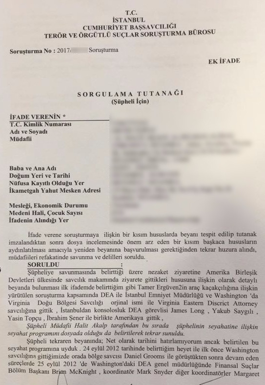 Metin Topuz FETÖ'cü Polisleri ABD'de Savcılarla Görüştürmüş