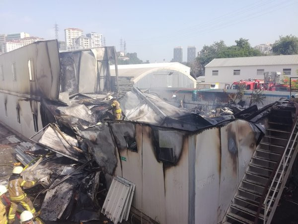 İstanbul'da metro inşaatında yangın çıktı!