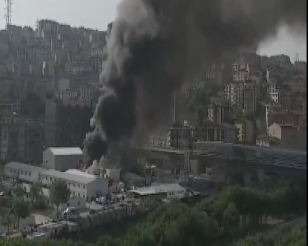 İstanbul'da metro inşaatında yangın çıktı!