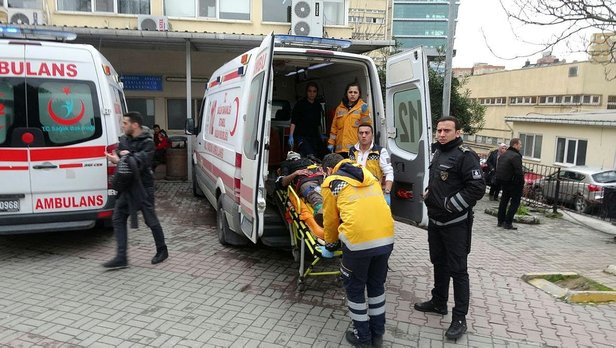 Metro istasyonunda korku dolu anlar!