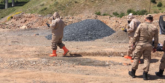 Gaziantep'te kimyasal alarmı herkesi harekete geçirdi