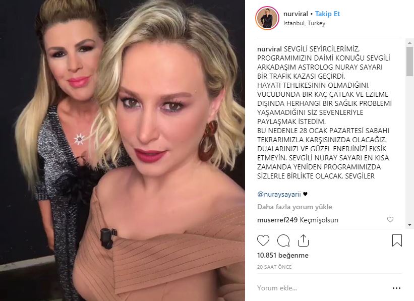 Nuray Sayarı trafik kazası geçirdi! Hayati tehlikesi var