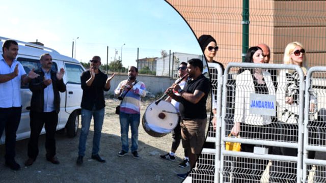Adnan Oktar davasında ilginç an! Mahkeme önünde davul zurna çaldırdı...