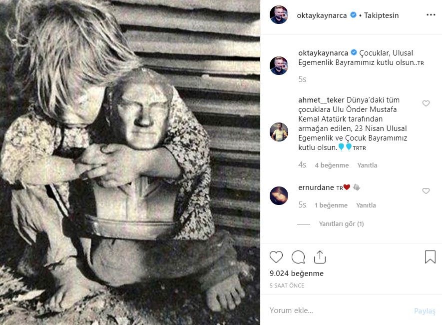 Ünlü isimlerden 23 Nisan kutlamaları