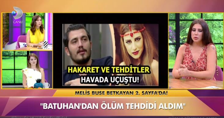 Melis Buse Betkayan ile Batuhan Cimilli canlı yayında birbirine girdi