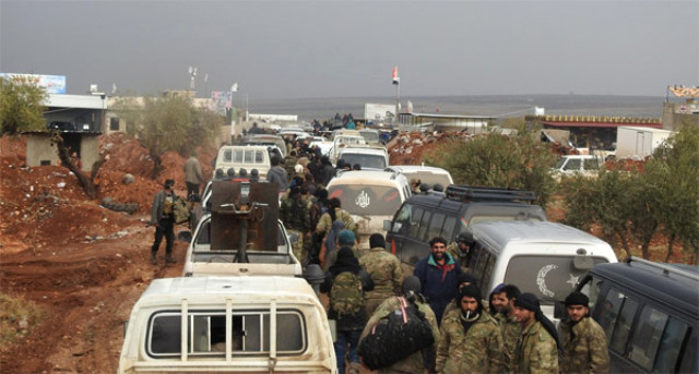 ÖSO Askerleri Otobüslerle Suriye’ye Sevk Ediliyor